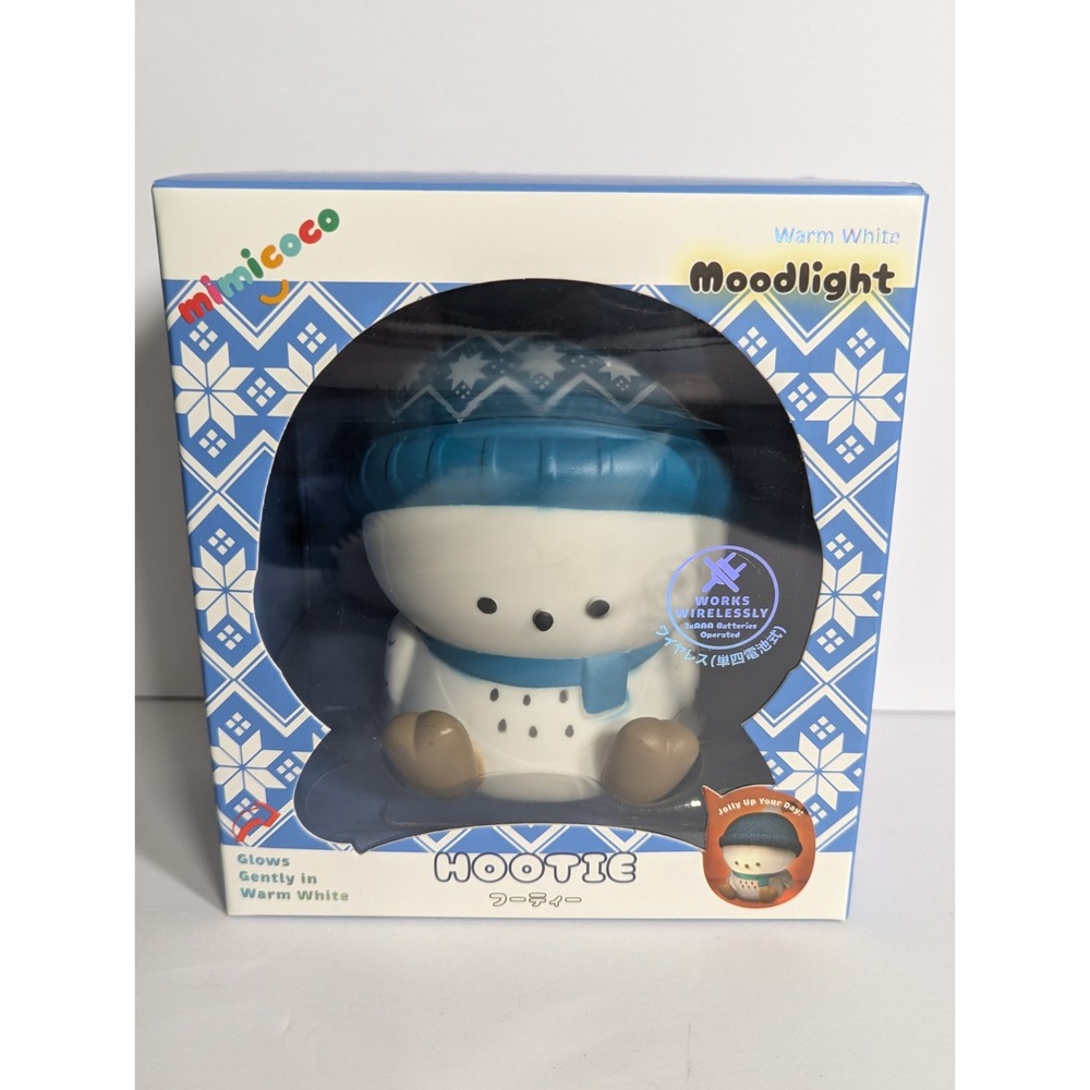 Mimicoco Warm White Moodlight  Hootie Owl nursery light lamp LED powered glowing